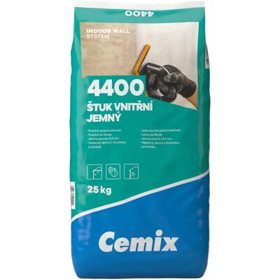 Cemix Štuk Vnitřní Jemný 25 kg Cemix Štuk Vnitřní Jemný 25 kg