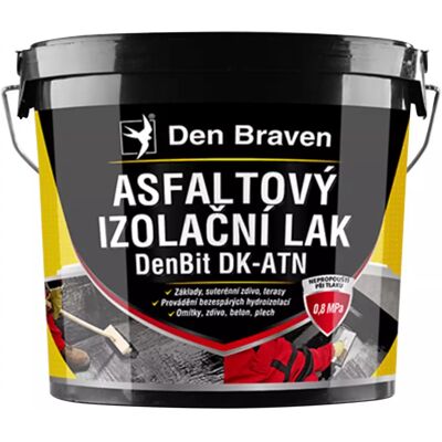 Asfaltový izolační lak Den Braven DenBit DK – ATN 9 kg Asfaltový izolační lak Den Braven DenBit DK – ATN 9 kg