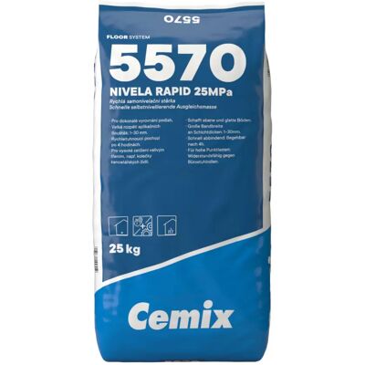 Cemix Nivela Easy Rapid 25 MPa 25 kg Cemix Nivela Easy Rapid 25 MPa 25 kg