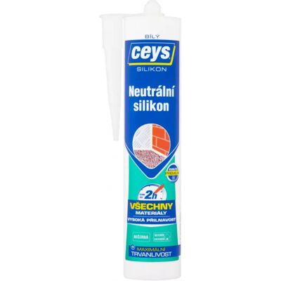 Silikon neutrální Ceys bílý 280 ml Silikon neutrální Ceys bílý 280 ml