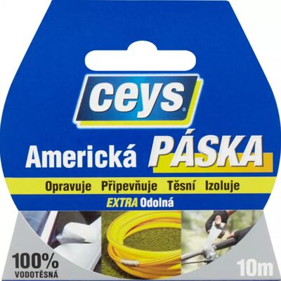 Páska Ceys Americká stříbrná 10 m x 50 mm Páska Ceys Americká stříbrná 10 m x 50 mm