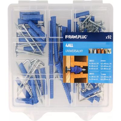Set hmoždinek Rawlplug 4ALL s vruty 92 ks Set hmoždinek Rawlplug 4ALL s vruty 92 ks