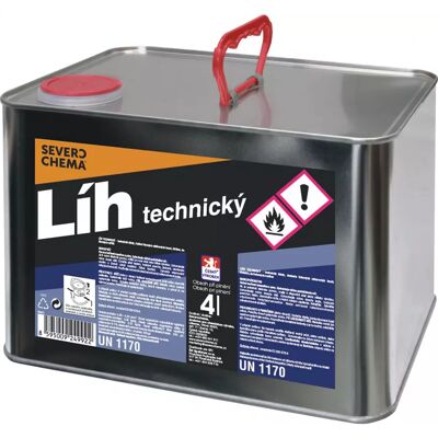 SEVEROCHEMA Líh technický 4l SEVEROCHEMA Líh technický 4l