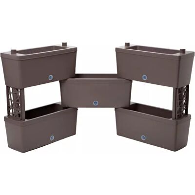 Baumax Sada truhlíků KIT5 šedé 32020 Baumax Sada truhlíků KIT5 šedé 32020