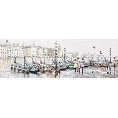 STYLER Obraz Canvas Watercolor 45x140 ST403 Venezia Gondole STYLER Obraz Canvas Watercolor 45x140 ST403 Venezia Gondole