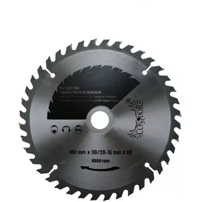 Pilový kotouč na dřevo, 180 mm x 40 Z, Condor Pilový kotouč na dřevo, 180 mm x 40 Z, Condor