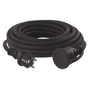 Emos Venkovní prodlužovací kabel 10 m / 1 zásuvka / černý / guma-neopren / 230 V / 1,5 mm2