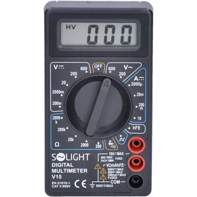 Solight - M-500 - AC/DC 500V - 10A - Digitální multimetr Solight - M-500 - AC/DC 500V - 10A - Digitální multimetr