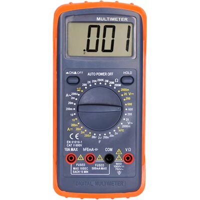 SOLIGHT Multimetr max AC 600V/10A max DC 600V/10A SOLIGHT Multimetr max AC 600V/10A max DC 600V/10A