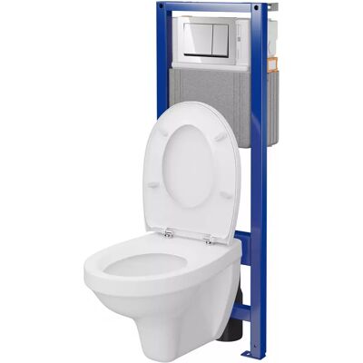 Cersanit Podomítkový WC set Agis II B980 ovládací tlačítko chrom Enter II Cersanit Podomítkový WC set Agis II B980 ovládací tlačítko chrom Enter II