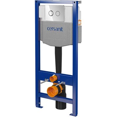 Cersanit Podomítkový modul pro závěsné WC B958 ovládací tlačítko pneumatické chrom Cersanit Podomítkový modul pro závěsné WC B958 ovládací tlačítko pneumatické chrom