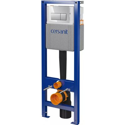 Cersanit Podomítkový modul pro závěsné WC B956 ovládací tlačítko chrom 40 cm Cersanit Podomítkový modul pro závěsné WC B956 ovládací tlačítko chrom 40 cm