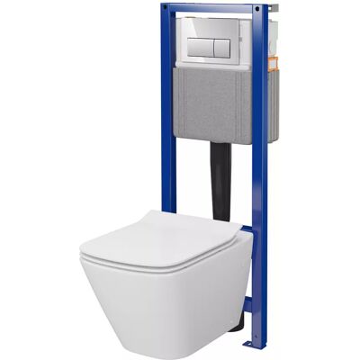 Cersanit Podomítkový WC set Mesto City Square Cersanit Podomítkový WC set Mesto City Square
