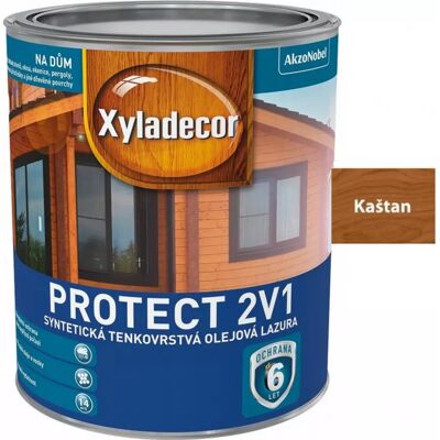 Xyladecor Protect 2v1 Kaštan 0,75l Xyladecor Protect 2v1 Kaštan 0,75l