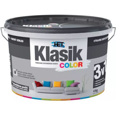 Het Klasik Color 0147 šedý břidlicový 4kg Het Klasik Color 0147 šedý břidlicový 4kg