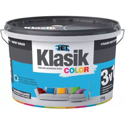 Het Klasik Color 0417 modrý azurový 4kg Het Klasik Color 0417 modrý azurový 4kg
