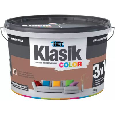 Het Klasik Color 0277 hnědý čokoládový 4kg Het Klasik Color 0277 hnědý čokoládový 4kg
