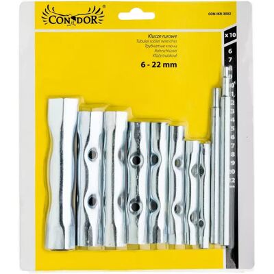 Condor Klíče trubkové 6,0-22 mm; 8 ks Condor Klíče trubkové 6,0-22 mm; 8 ks