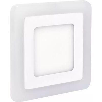 ECOLITE LED vestavné svítidlo DUO hranaté 6+3W 400 lm ECOLITE LED vestavné svítidlo DUO hranaté 6+3W 400 lm
