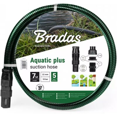 Bradas Zahradní Hadice - Spirálová PVC Hadice 7m - Voda a Čerpadlo Bradas Zahradní Hadice - Spirálová PVC Hadice 7m - Voda a Čerpadlo