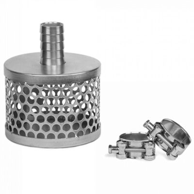 Bradas Sací koš ocelový, hadice 32mm 1 1/4"+2x GBS svorky Bradas Sací koš ocelový, hadice 32mm 1 1/4"+2x GBS svorky