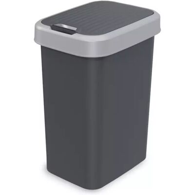 Odpadkový koš 25lt - 33.4x25.6x46h – šedá/antracit fba- Odpadkový koš 25lt - 33.4x25.6x46h – šedá/antracit fba-