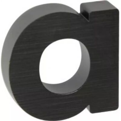 Richter Czech Hliníkové číslo 3D černá matná A RN.100LV Richter Czech Hliníkové číslo 3D černá matná A RN.100LV