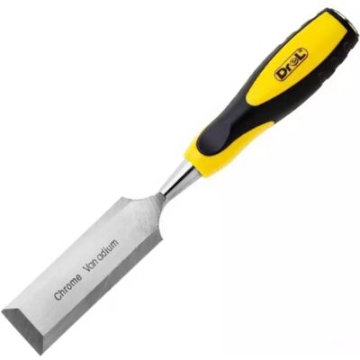 Drel Dláto dvoukompozitní rukojeć CR-V 38 mm Drel Dláto dvoukompozitní rukojeć CR-V 38 mm