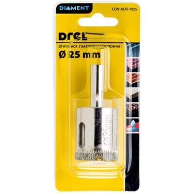 Drel Děrovka s diamantovým posypem 25 mm Drel Děrovka s diamantovým posypem 25 mm