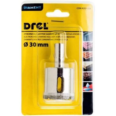 Drel Děrovka s diamantovým posypem 30 mm Drel Děrovka s diamantovým posypem 30 mm