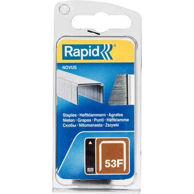 Rapid Spony ocel jemné 53/10 mm 648 ks Rapid Spony ocel jemné 53/10 mm 648 ks