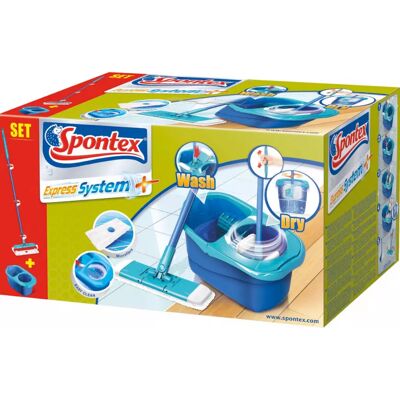 Express system+ mop plochý rotační s kbelíkem Spontex Express system+ mop plochý rotační s kbelíkem Spontex
