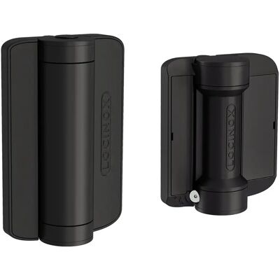 Locinox – hydraulický samozavírač se závěsem 180° na branky, černý Locinox – hydraulický samozavírač se závěsem 180° na branky, černý