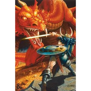 Pyramid International Plakát Dungeons & Dragons - Classic Red Dragon Battle