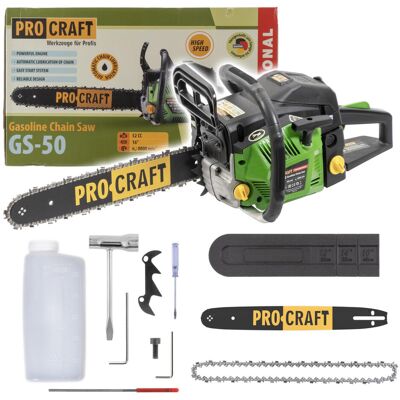 Procraft Gs-50 Benzínová Řetězová Pila Procraft Gs-50 Benzínová Řetězová Pila
