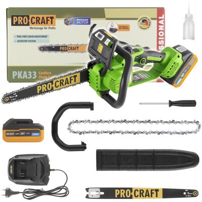 Procraft Pka33-1b Aku Řetězová Pila Pka33 Procraft Pka33-1b Aku Řetězová Pila Pka33