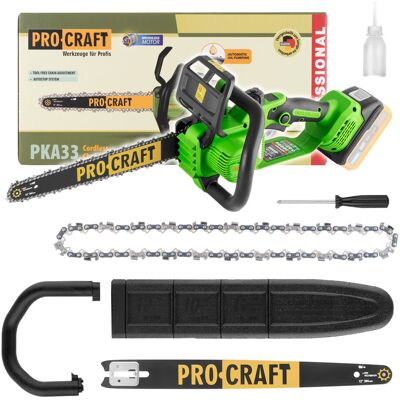 Procraft Pka33-Bb Aku Řetězová Pila Pka33 (Bez Baterie A Nabíječky) Procraft Pka33-Bb Aku Řetězová Pila Pka33 (Bez Baterie A Nabíječky)