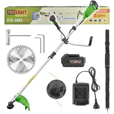Procraft Ata-20bs Aku Křovinořez Procraft Ata-20bs Aku Křovinořez