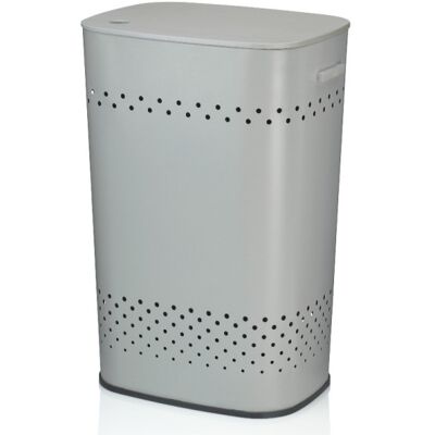 Kela Koš Na Prádlo Sedací Malaga Kov Světle Šedý 39,5x29,5x57,5cm Kl-23965 Kela Koš Na Prádlo Sedací Malaga Kov Světle Šedý 39,5x29,5x57,5cm Kl-23965