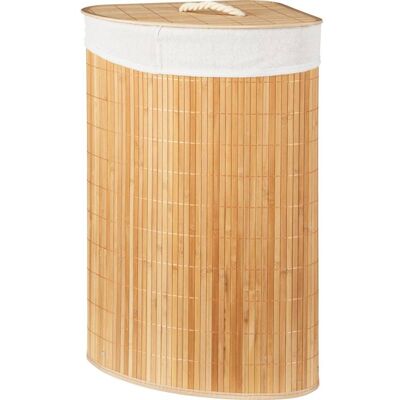 Excellent Houseware Koš Na Prádlo Bambus Rohový 35×35×60 Cm Hnědá/bílá Ko-Kr9000020 Excellent Houseware Koš Na Prádlo Bambus Rohový 35×35×60 Cm Hnědá/bílá Ko-Kr9000020
