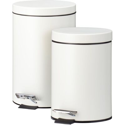 Excellent Houseware Odpadkový Koš Pedálový 12 A 3 L Krémová Ko-C88000070 Excellent Houseware Odpadkový Koš Pedálový 12 A 3 L Krémová Ko-C88000070