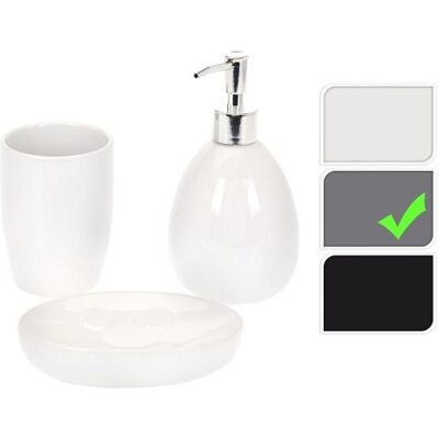 EXCELLENT HOUSEWARE Excellent Sada Do Koupelny Dolomite 3 Ks Šedá Ko-795600090seda EXCELLENT HOUSEWARE Excellent Sada Do Koupelny Dolomite 3 Ks Šedá Ko-795600090seda