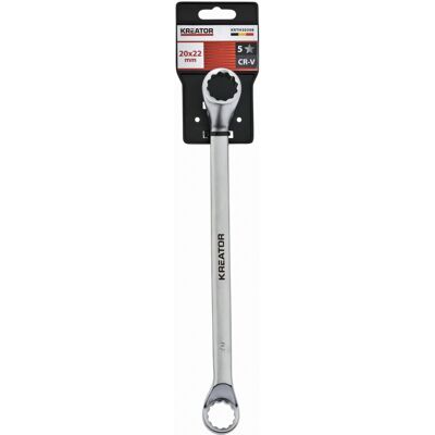 Kreator Krth30308 - Oboustranný Klíč Očko/očko 20x22 -225mm Kreator Krth30308 - Oboustranný Klíč Očko/očko 20x22 -225mm