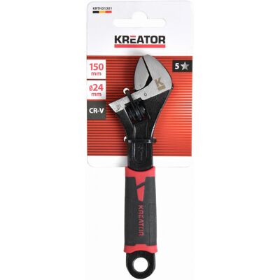 Kreator Krth31301 - Nastavitelný Klíč 150mm High Quality Kreator Krth31301 - Nastavitelný Klíč 150mm High Quality