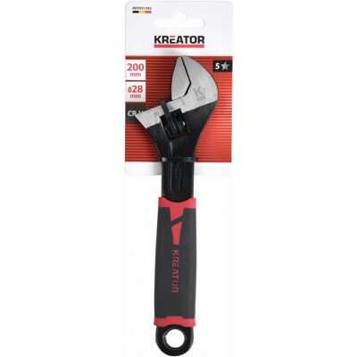 Kreator Krth31302 - Nastavitelný Klíč 200mm High Quality Kreator Krth31302 - Nastavitelný Klíč 200mm High Quality