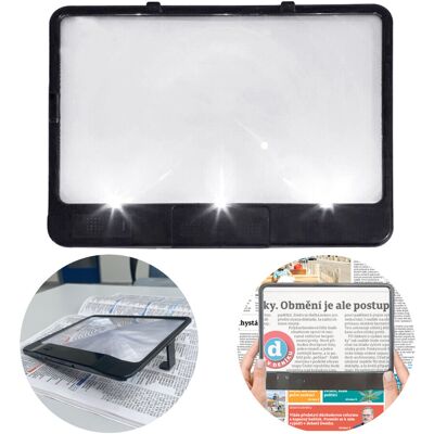 Homelife Čtecí Lupa S Led Osvětlením Page Bright Homelife Čtecí Lupa S Led Osvětlením Page Bright