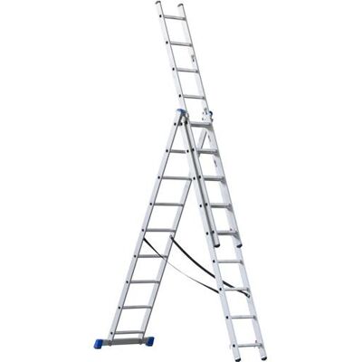 Žebřík G21 3-Dílný 5,9m, 3x9 Příček Žebřík G21 3-Dílný 5,9m, 3x9 Příček