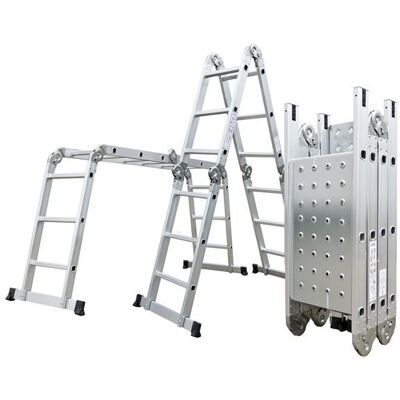 Hliníkové Štafle G21 Ga-Sz-4x3-3,7m Multifunkční + Podlážka Hliníkové Štafle G21 Ga-Sz-4x3-3,7m Multifunkční + Podlážka