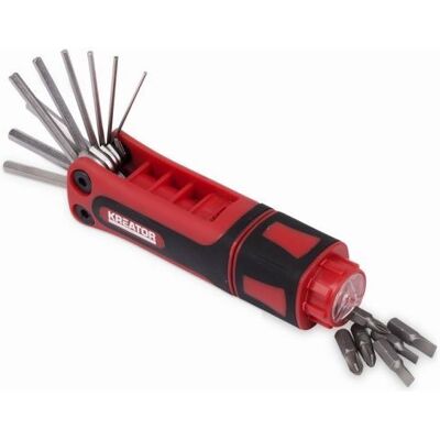 Kreator Krt410006 - Multifunkční Šroubovák 16ks Kreator Krt410006 - Multifunkční Šroubovák 16ks