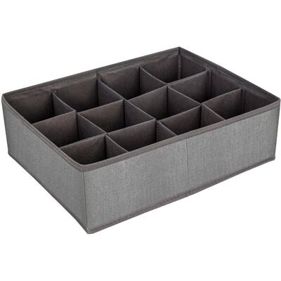 Homelife Organizér Do Zásuvky 12 Přihrádek, 32 X 24 X 10 Cm, Antracit Homelife Organizér Do Zásuvky 12 Přihrádek, 32 X 24 X 10 Cm, Antracit